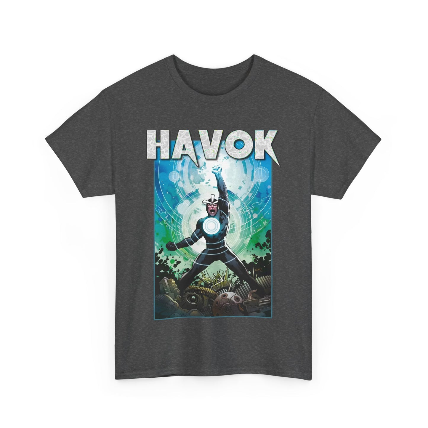 Havok T-Shirt - Greg Land Art - Alex Summers - X-Men, X-Factor Member & Leader - Mutant Hero - Brother to Scott Summers, Cyclops - Marvel Comics