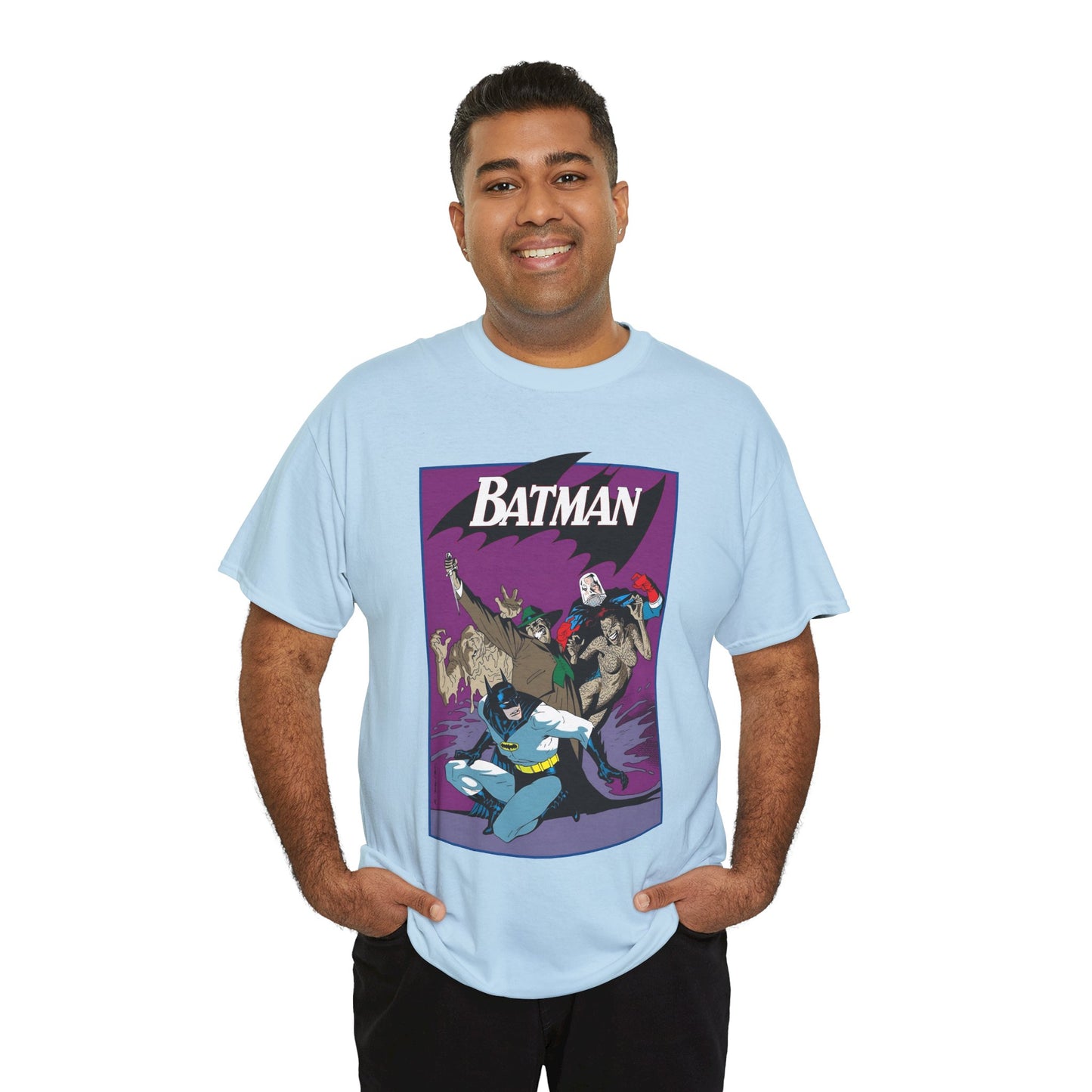 Batman & Clayface T-Shirt - Kevin Nowlan Art - Gotham, Bruce Wayne - DC Comics