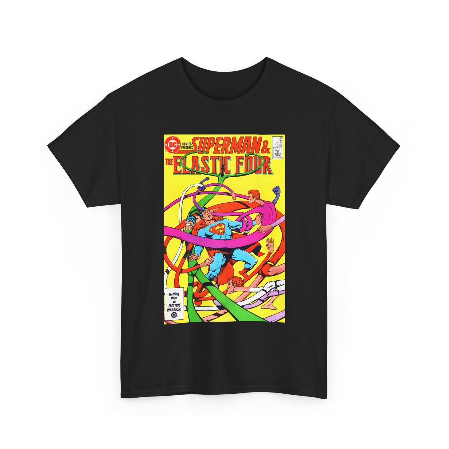DC Comics Presents #93 T-Shirt - Superman, Plastic Man, Elongated Man, Jimmy Olsen - DC Comics
