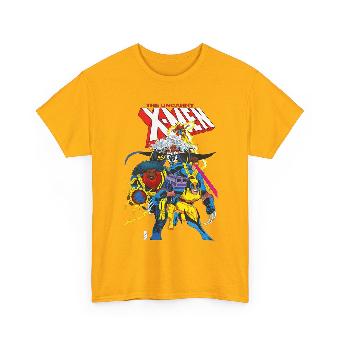 Uncanny X-Men T-Shirt - John Romita Jr Art - Cyclops, Storm, Bishop, Jean Grey, Wolverine - Marvel Comics
