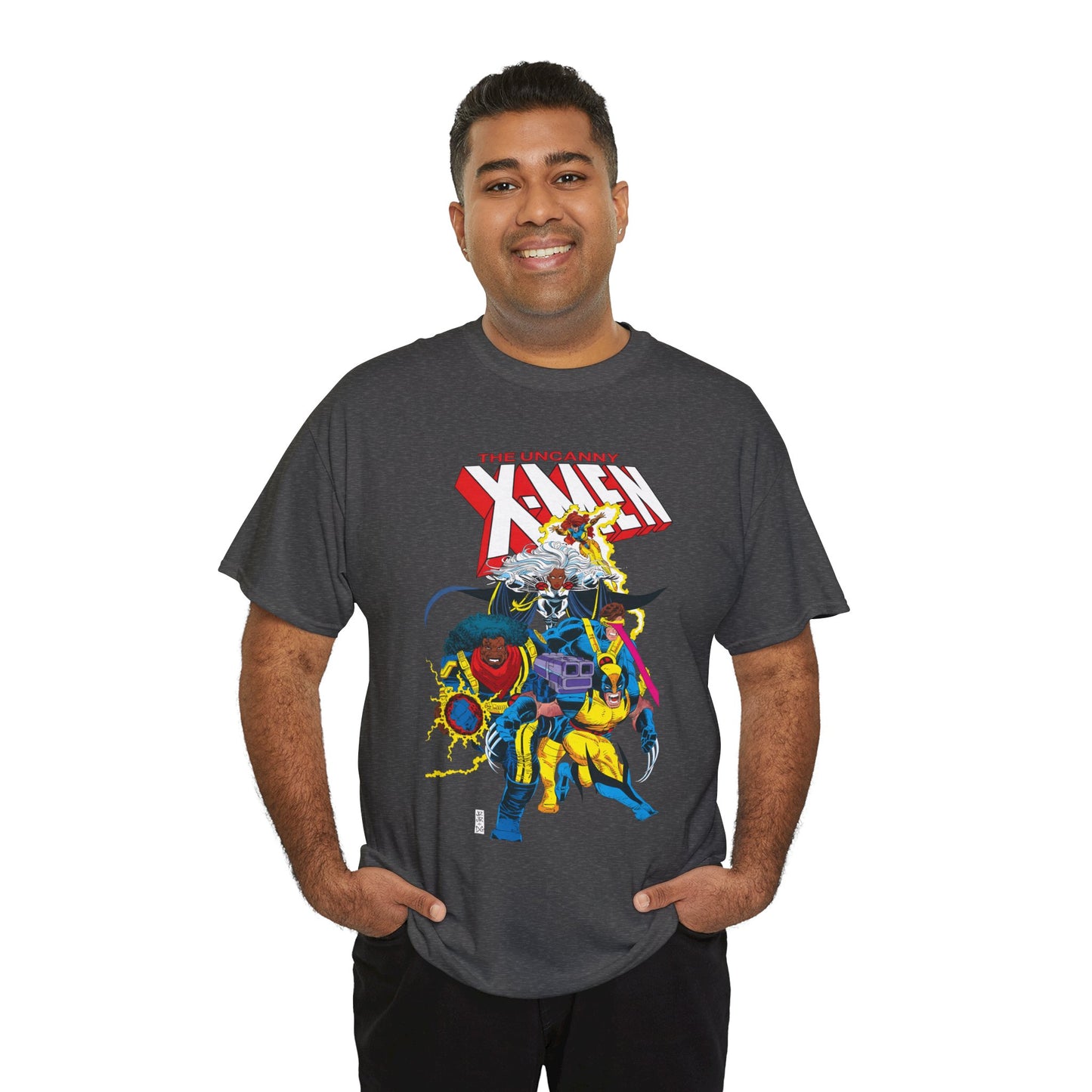 Uncanny X-Men T-Shirt - John Romita Jr Art - Cyclops, Storm, Bishop, Jean Grey, Wolverine - Marvel Comics