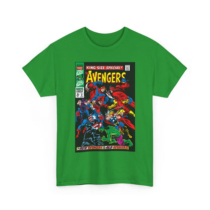 Avengers T-Shirt - Annual #2 Cover Art - New Avengers Vs Old Avengers - Marvel Comics