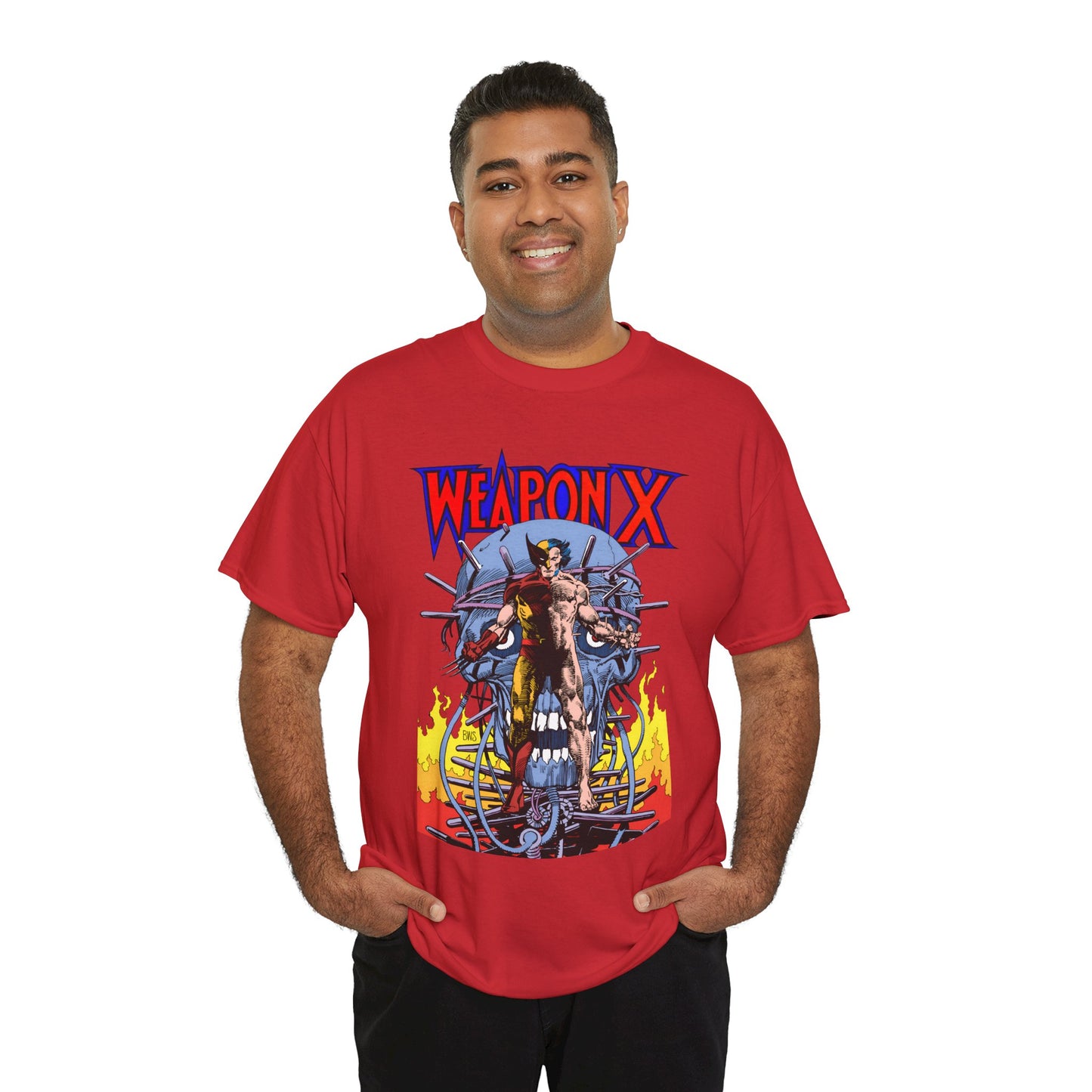 Weapon X T-Shirt - Barry Windsor-Smith Art - Wolverine Origin Story Before He Joined the X-Men - Logan, Mutant Leader - Marvel Comics