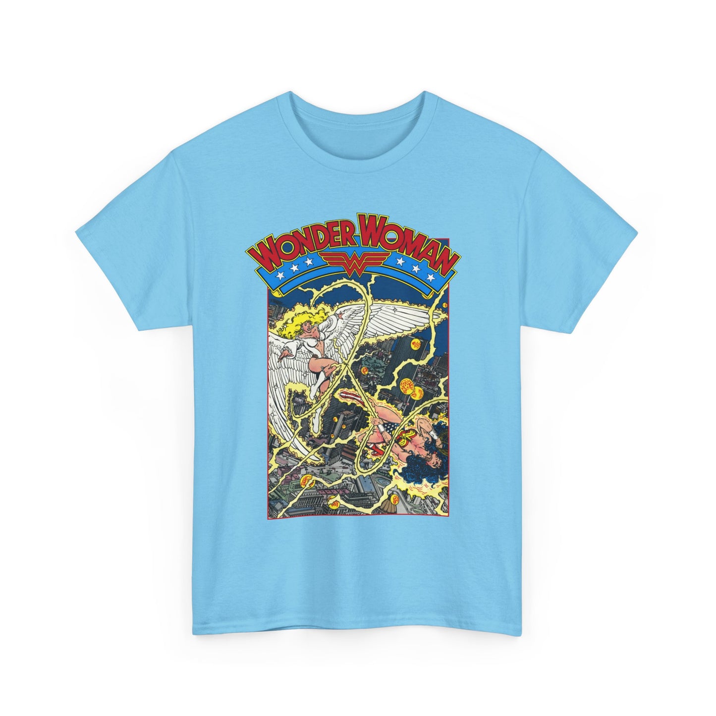 Wonder Woman T-Shirt - George Perez Art - Vs Silver Swan - DC Comics