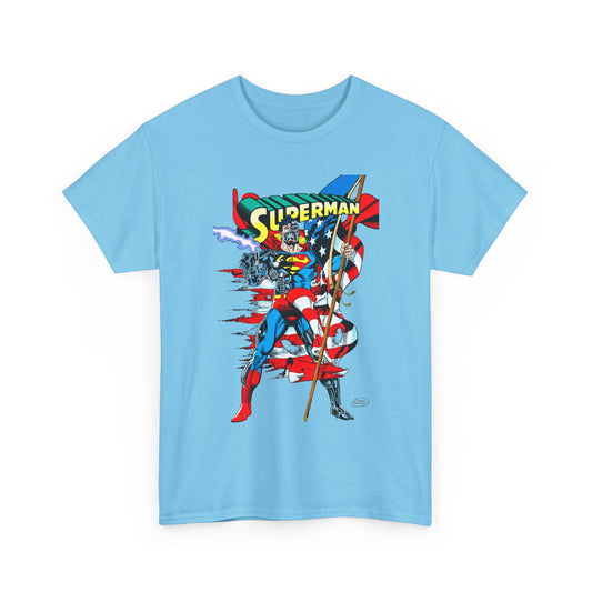 Cyborg Superman T-Shirt - Dan Jurgens Art - Reign of the Supermen Enemy - 1990s Storyline After the Death of Superman - DC Comics