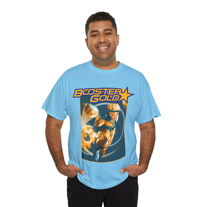 Booster Gold T-Shirt - Don Aguillo Art - Justice League: The Omega Act - DC Comics