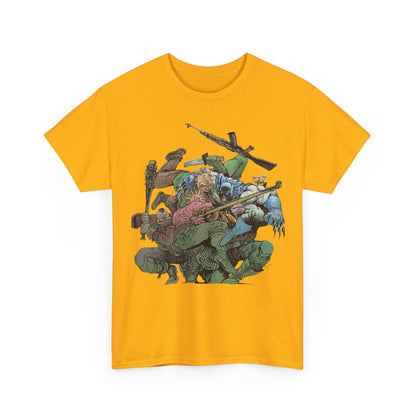 Batman T-Shirt - Daniel Warren Johnson Art - Vs The Mutant Gang from Frank Miller's The Dark Knight Returns - DC Comics
