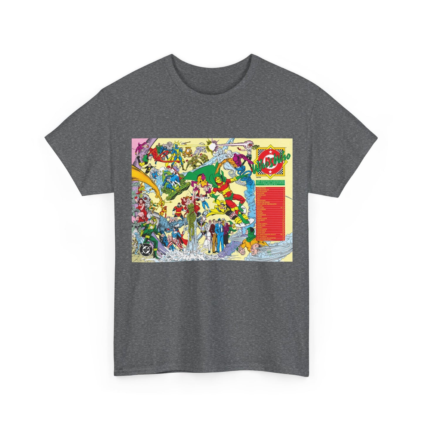 Who's Who in the DC Universe T-Shirt - George Perez Art - Mr. Miracle, Metamorpho - #15 Cover Art - DC Comics