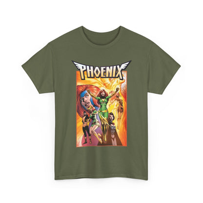 Phoenix T-Shirt - Alan Davis Art - Jean Grey, Marvel Girl, Black Queen, Dark Phoenix - X-Men Founding Member - Marvel Comics