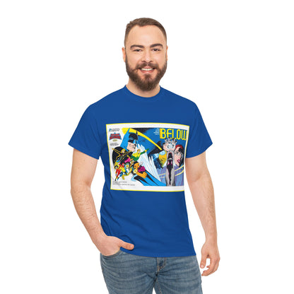 Batman & the Outsiders T-Shirt - Alan Davis Art - Promotional Poster - Looker, Halo, Katana, Geo-Force, Metamorpho, Black Lightning - DC Comics