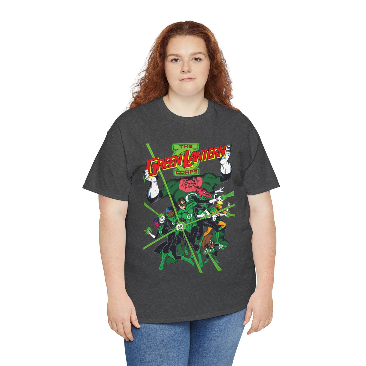Green Lantern Corps T-Shirt - Joe Staton Art - Hal Jordan, John Stewart, Katma Tui, Arisia, Kilowog - DC Comics