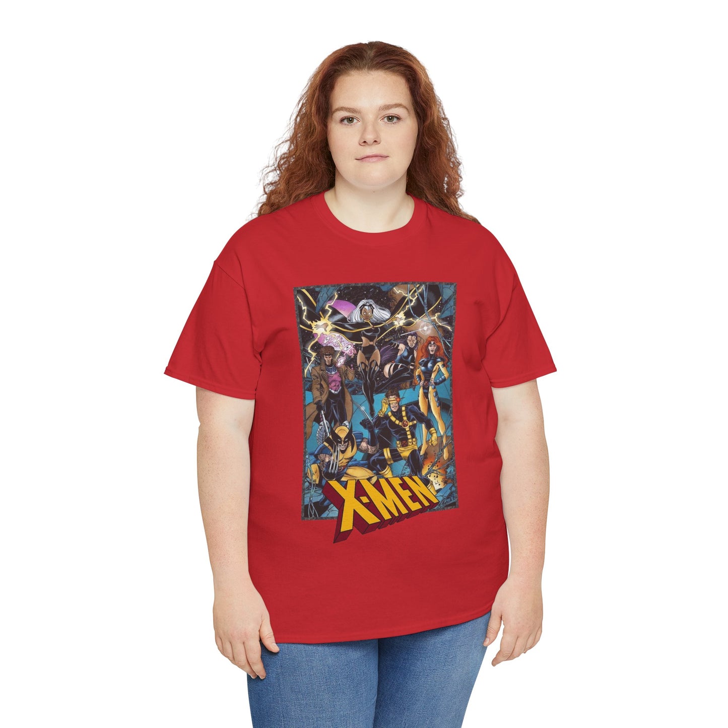 Uncanny X-Men T-Shirt - George Perez Art - Cyclops, Jean Grey, Psylocke, Gambit, Storm - Marvel Comics Mutant Heroes