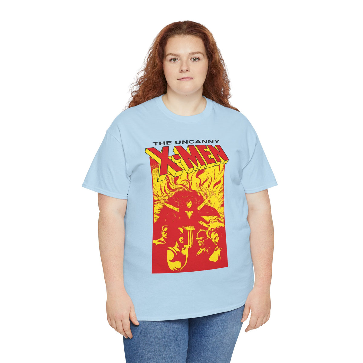 Uncanny X-Men T-Shirt - Steve Lightle Art - Dark Phoenix, Cyclops, Wolverine - Marvel Comics