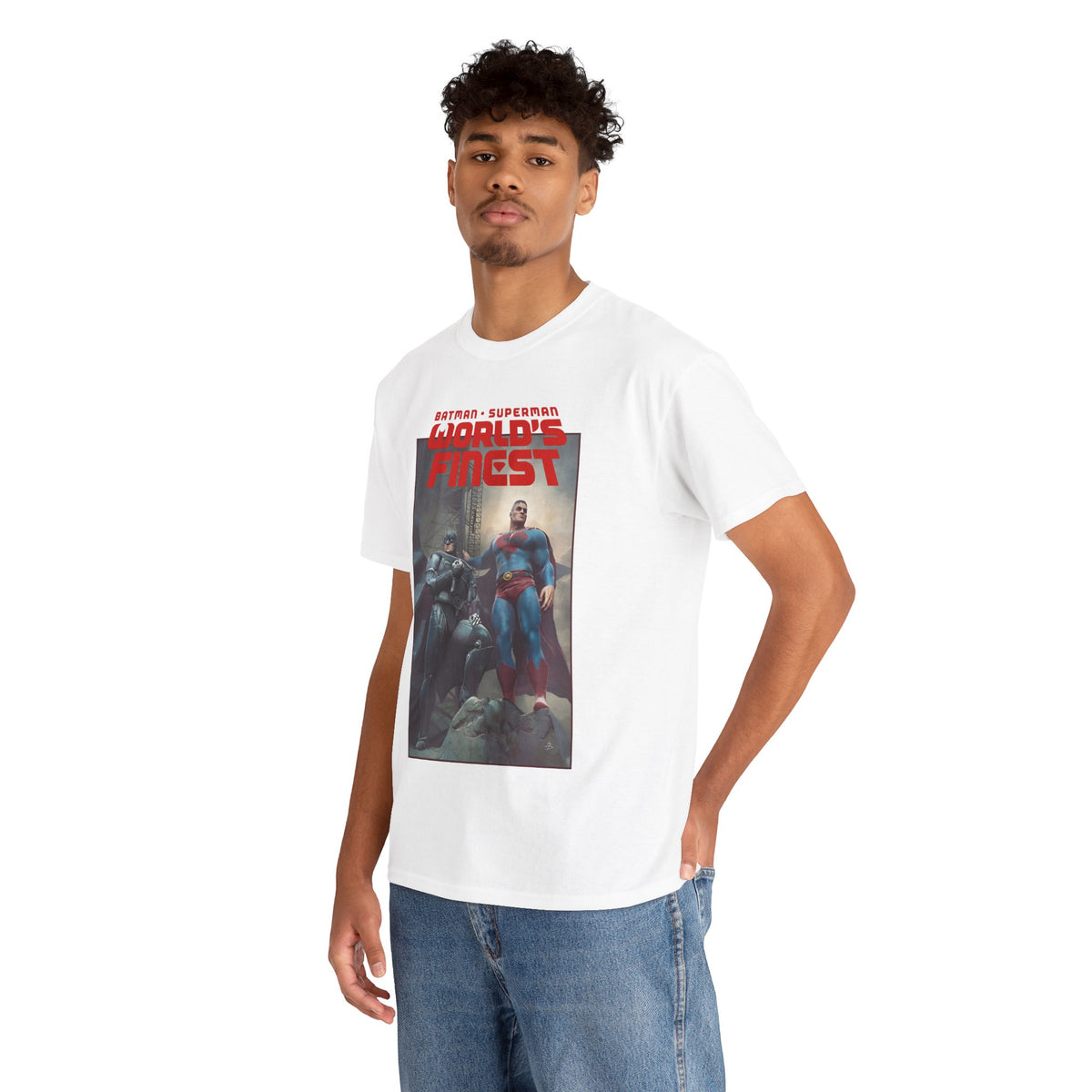 Batman Superman World's Finest T-Shirt - Björn Barends Art - #20 Variant Cover Art - DC Comics