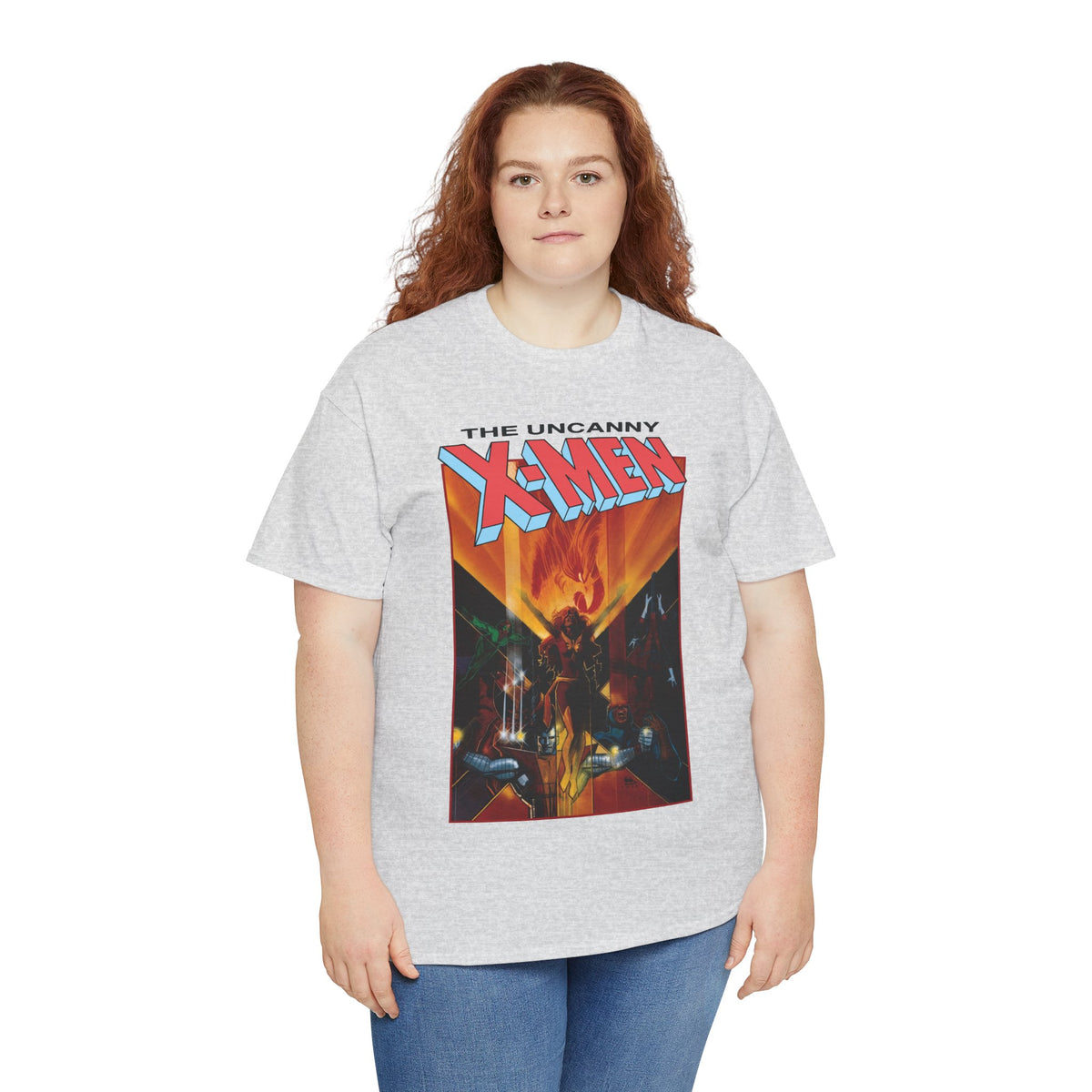 Uncanny X-Men T-Shirt - Bill Sienkiewicz Art - Phoenix, Cyclops, Colossus, Wolverine - Marvel Comics