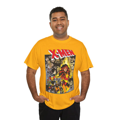 Uncanny X-Men T-Shirt - Arthur Adams Art - Dark Phoenix: From the Ashes Story - Storm, Cyclops, Wolverine, Rogue, Colossus, Nightcrawler - Marvel Comics