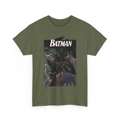 Batman T-Shirt - Norm Breyfogle Art - 1990s Dark Knight Detective - Gotham City - Perched on A Gargoyle - DC Comics