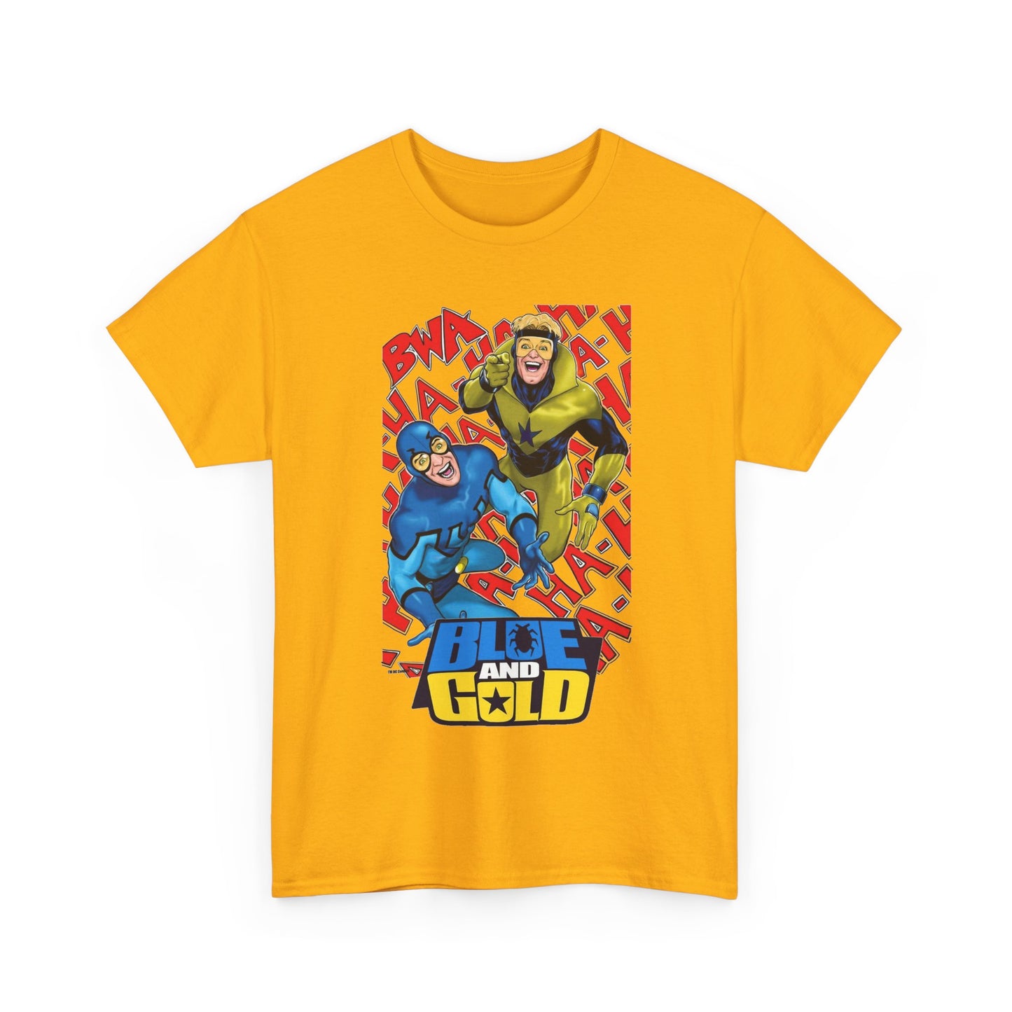 Booster Gold & Blue Beetle T-Shirt - DC Comics - Justice League International Members - Ted Kord