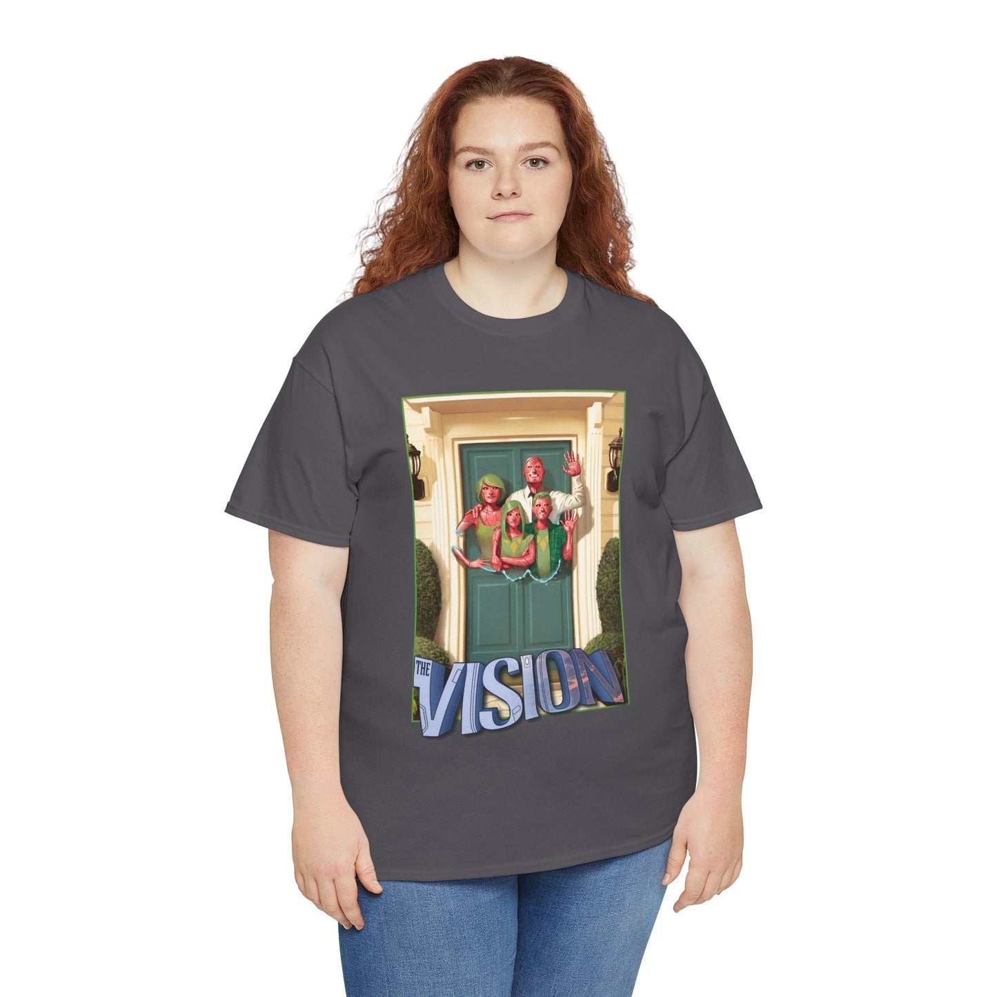 Vision T-Shirt - Mike Del Mundo Art - Avengers Member - The Visions Family - Tom King Story - Future MCU Series - Marvel Comics