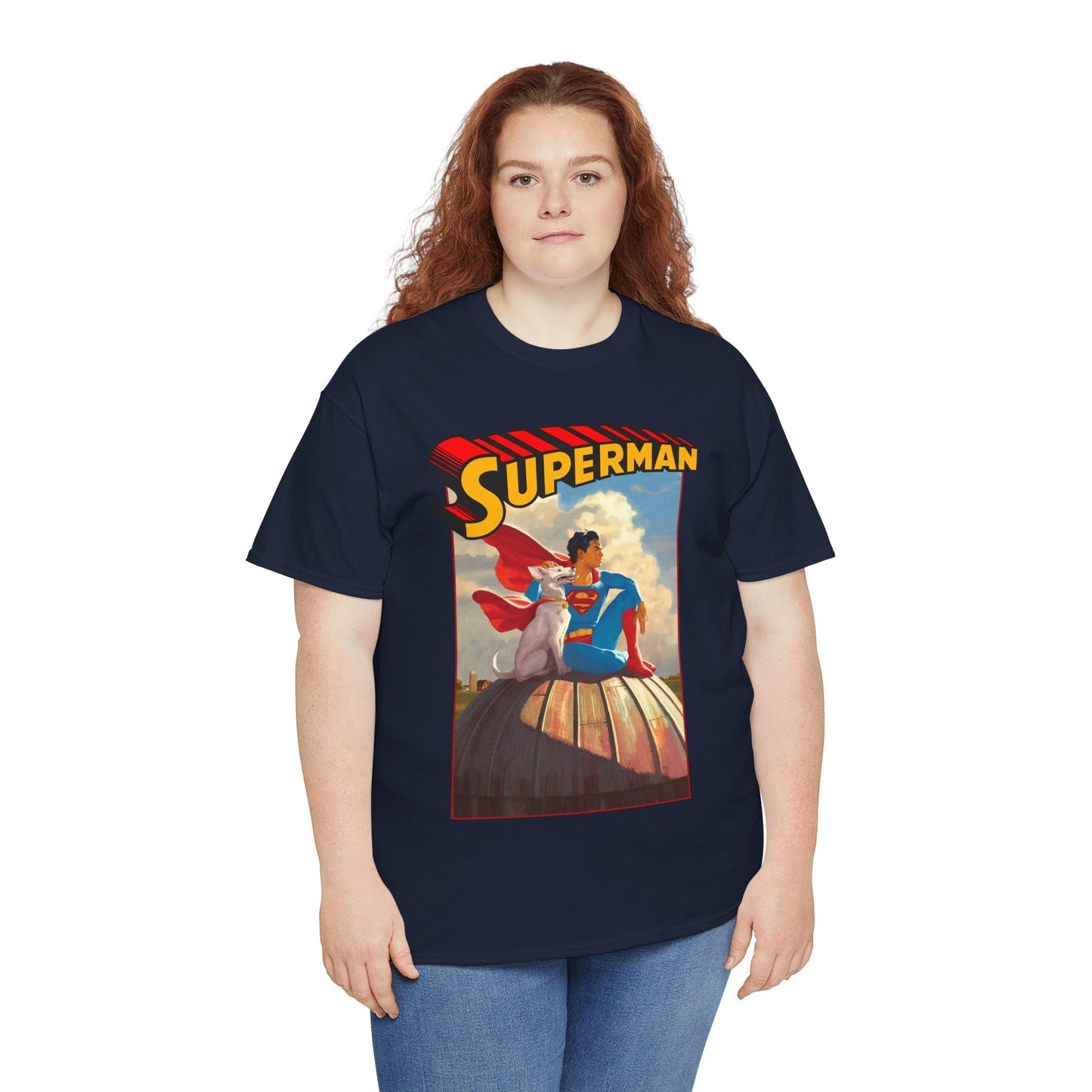 Superman & Krypto T-Shirt - 2025 Movie - Superdog from Krypton - Man of Steel, Smallville - DC Comics