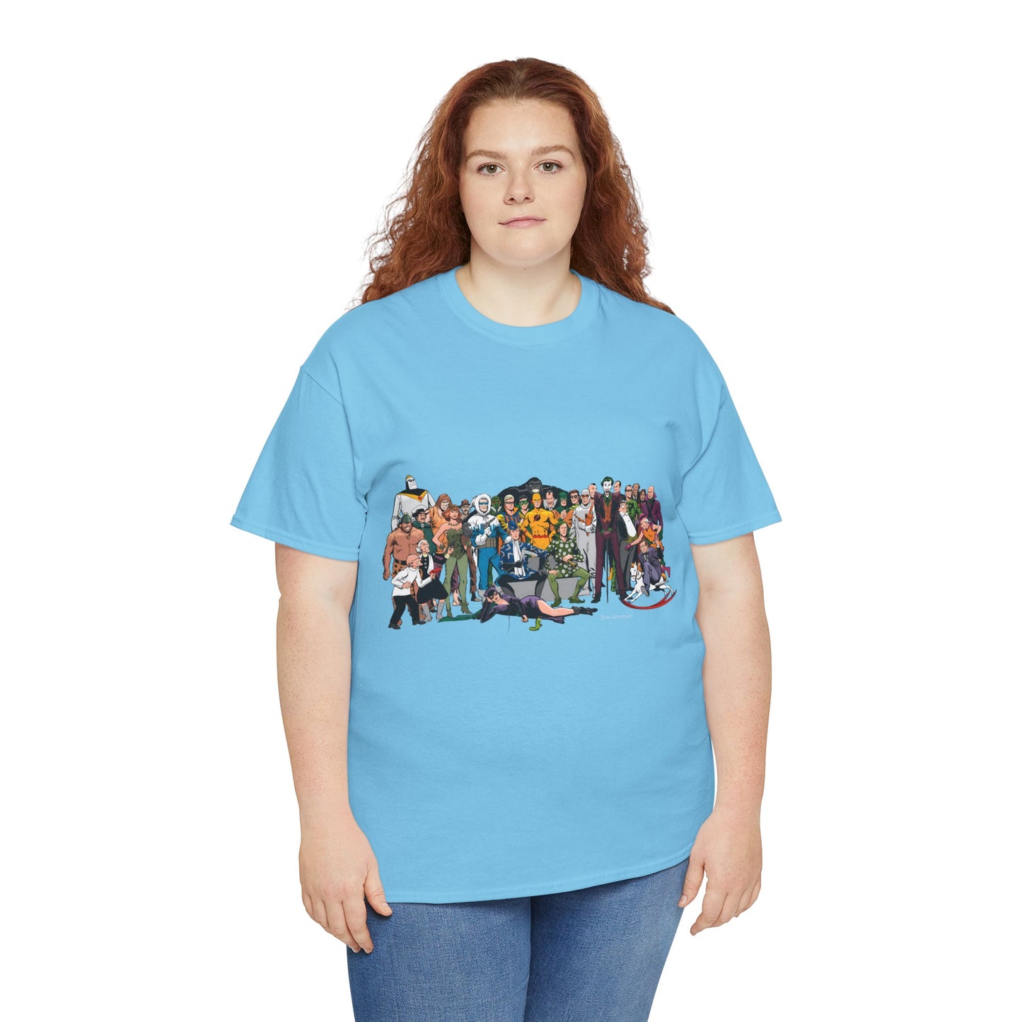 Secret Origins of Super-Villains T-Shirt - Dick Giordano Art - DC Comics - Joker, Mirror Master, Captain Cold, Lex Luthor, Scarecrow, Poison Ivy, Grodd