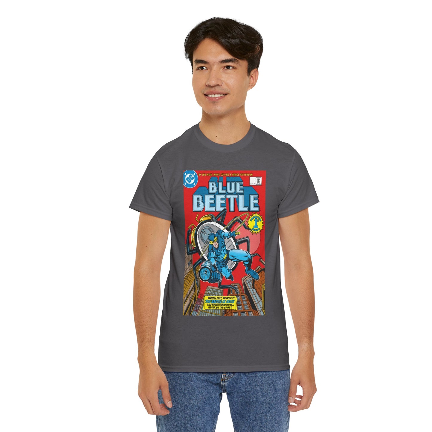 Blue Beetle #1 T-Shirt - Paris Cullins Art - Ted Kord - DC Comics