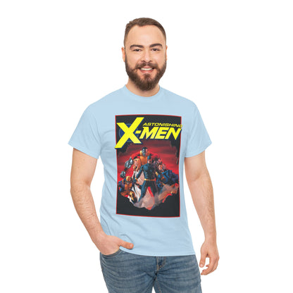 Astonishing X-Men T-Shirt - John Cassady Art - Cyclops, Beast, Wolverine, Colossus, Emma Frost - Marvel Comics