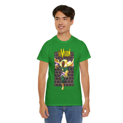 Vision T-Shirt - George Perez Art - Avengers Member - Scarlet Witch Husband - Android - Marvel Comics