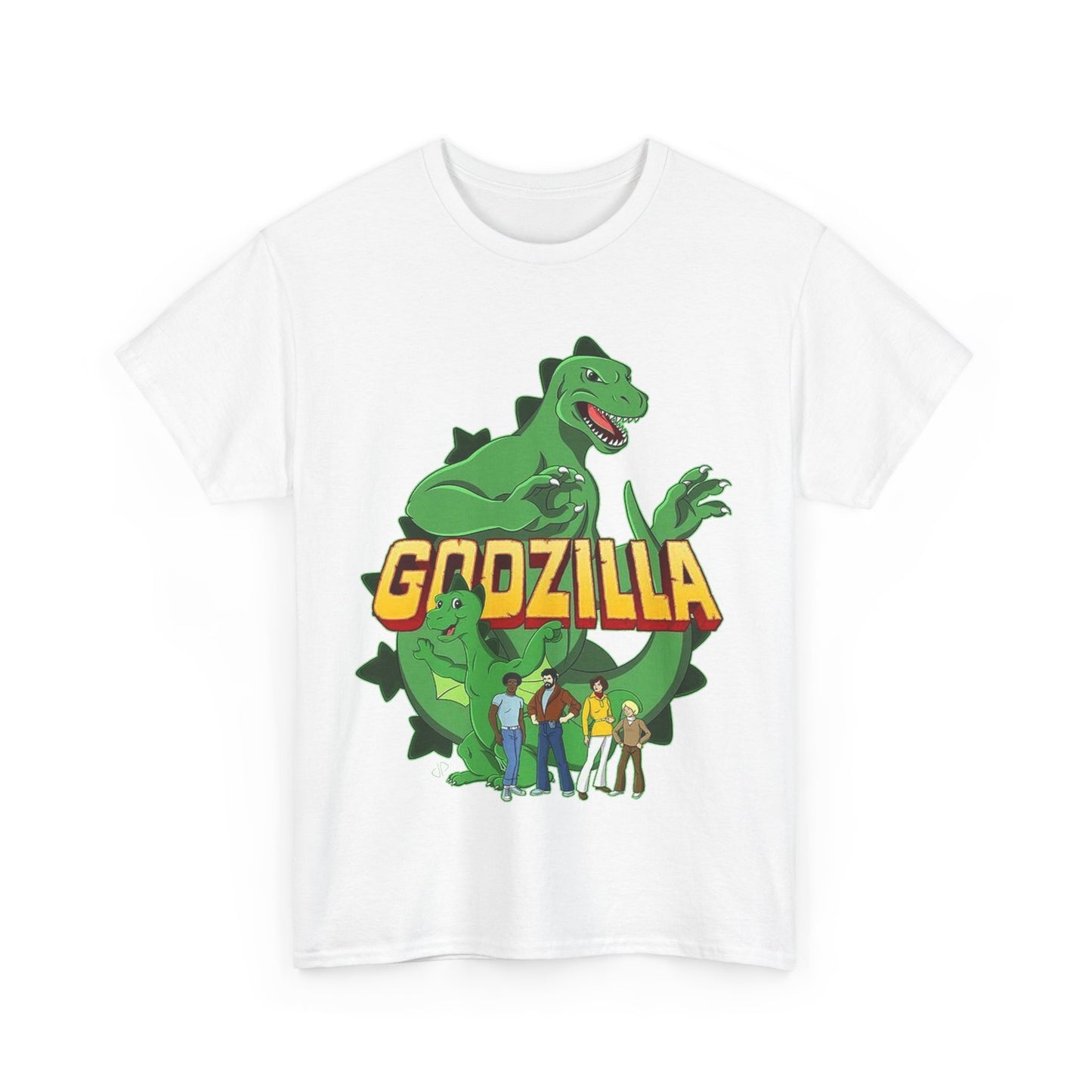 Godzilla T-Shirt - Popular 1970s Hanna-Barbera Cartoon - Godzooky - Retro 70s Animation - Toho - King of the Monsters