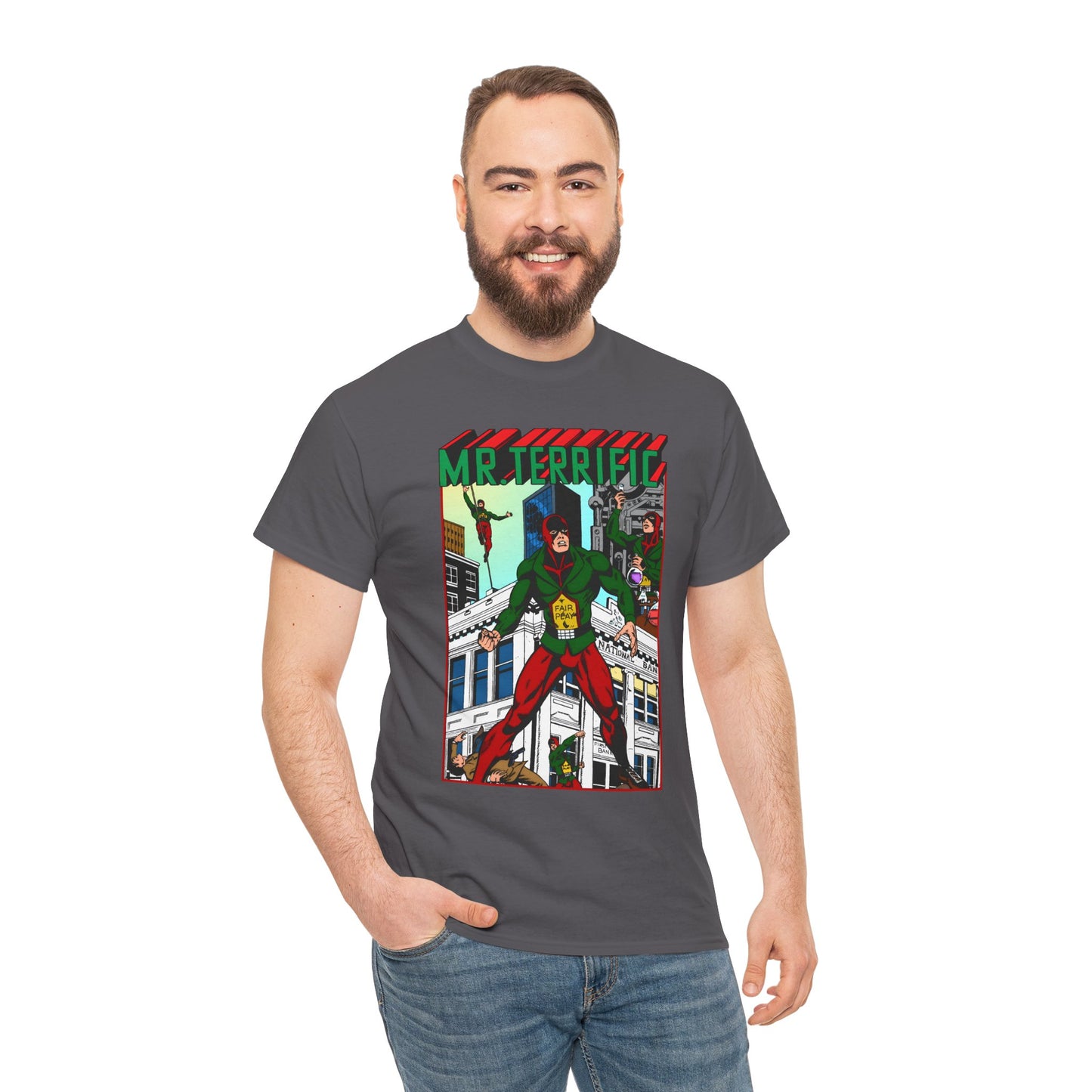 Mr Terrific T-Shirt - JSA Member - Golden Age Hero - DC Comics