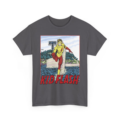 Kid Flash T-Shirt - George Perez Art - Wally West - New Teen Titans Member - Titans Tower - Future Flash - DC Comics