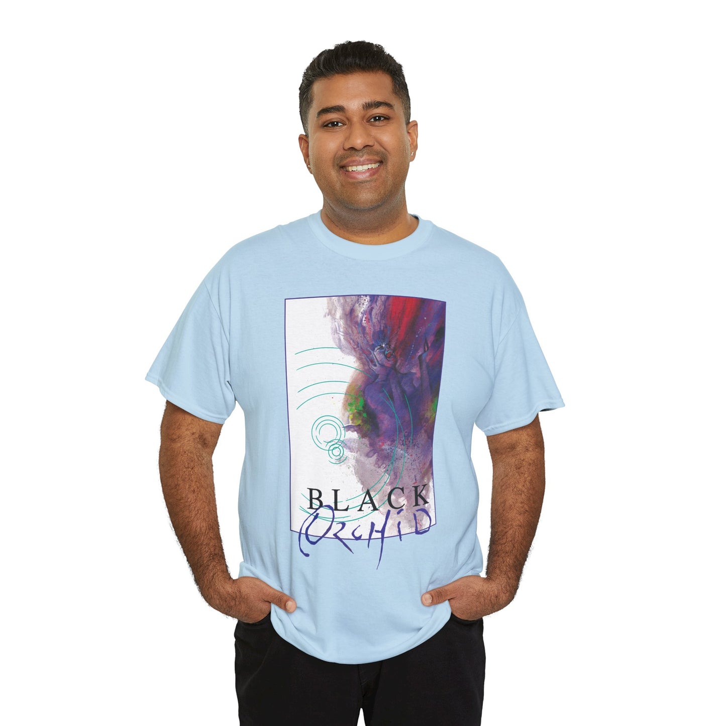 Black Orchid T-Shirt - Dave McKean Art - Neil Gaiman 1980s Story - DC/Vertigo Comics