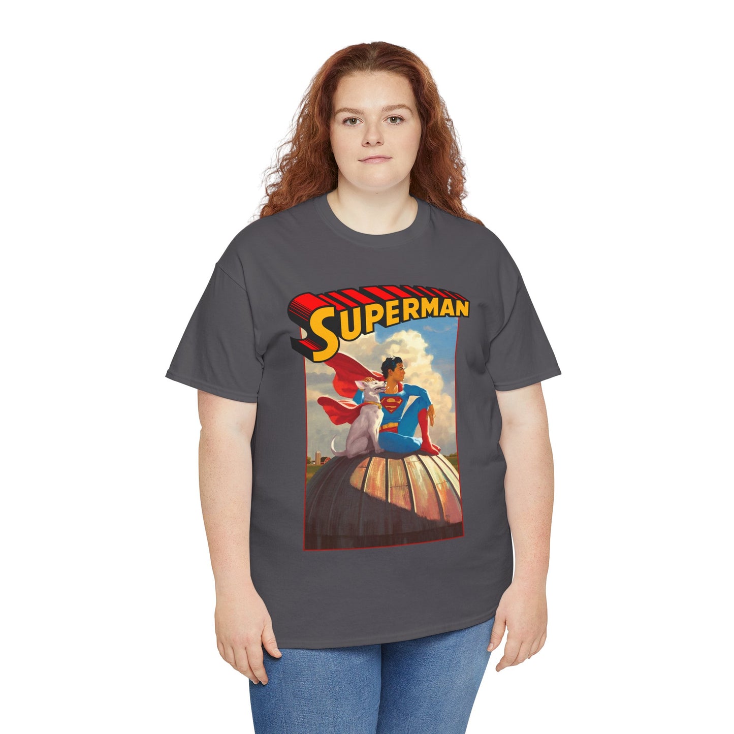 Superman & Krypto T-Shirt - 2025 Movie - Superdog from Krypton - Man of Steel, Smallville - DC Comics