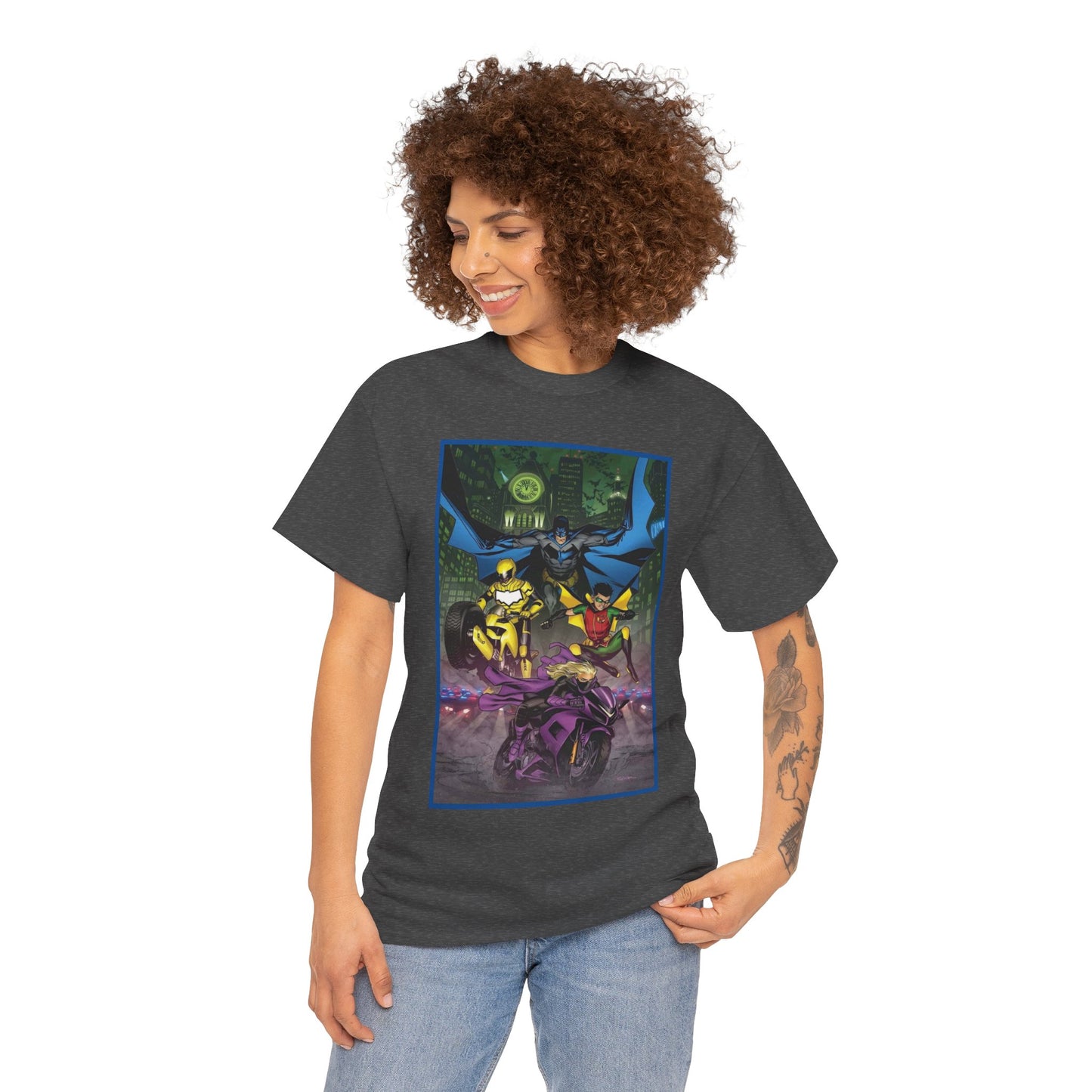 Batman, Robin, Spoiler, Signal T-Shirt - Ryan Sook Art - DC Comics