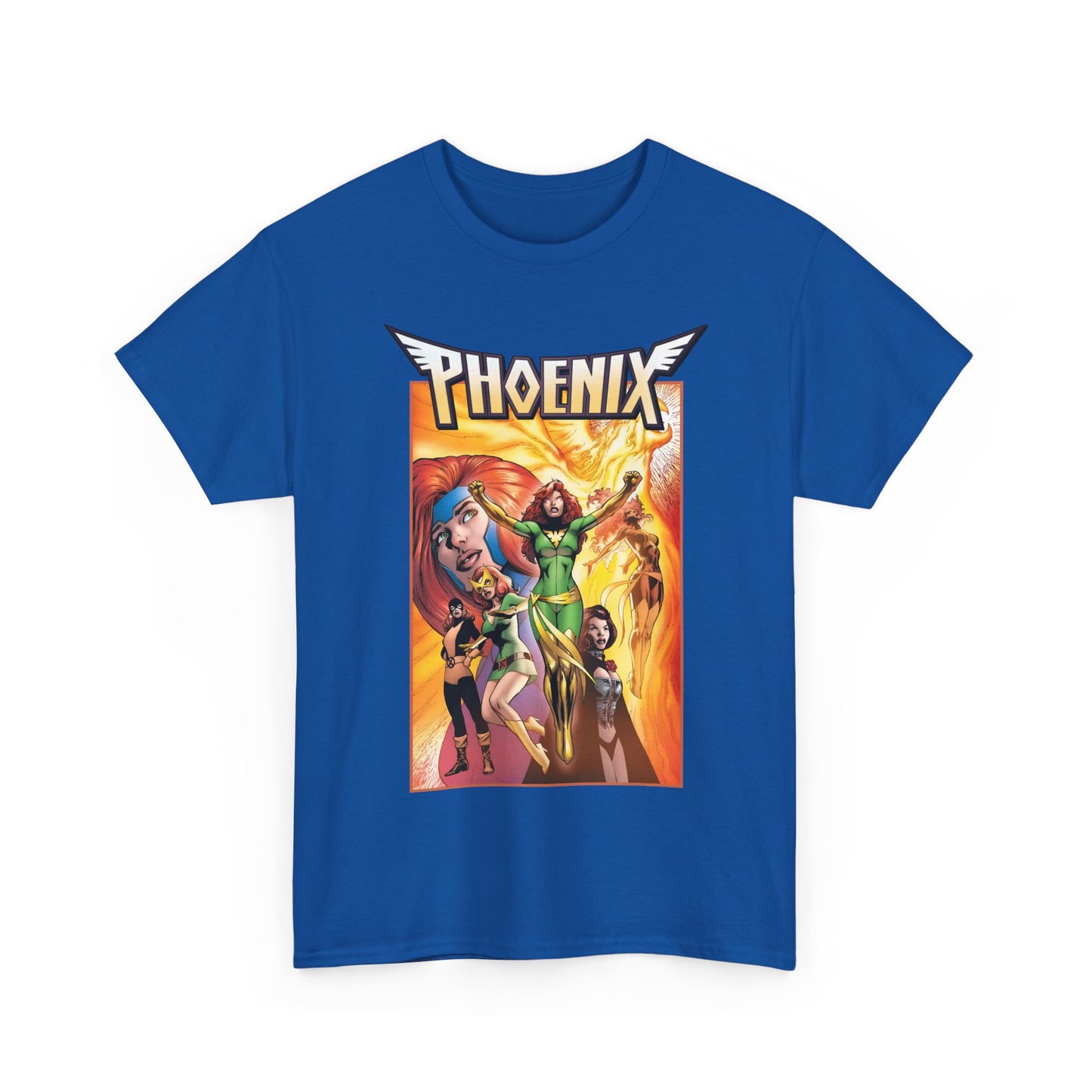 Phoenix T-Shirt - Alan Davis Art - Jean Grey, Marvel Girl, Black Queen, Dark Phoenix - X-Men Founding Member - Marvel Comics