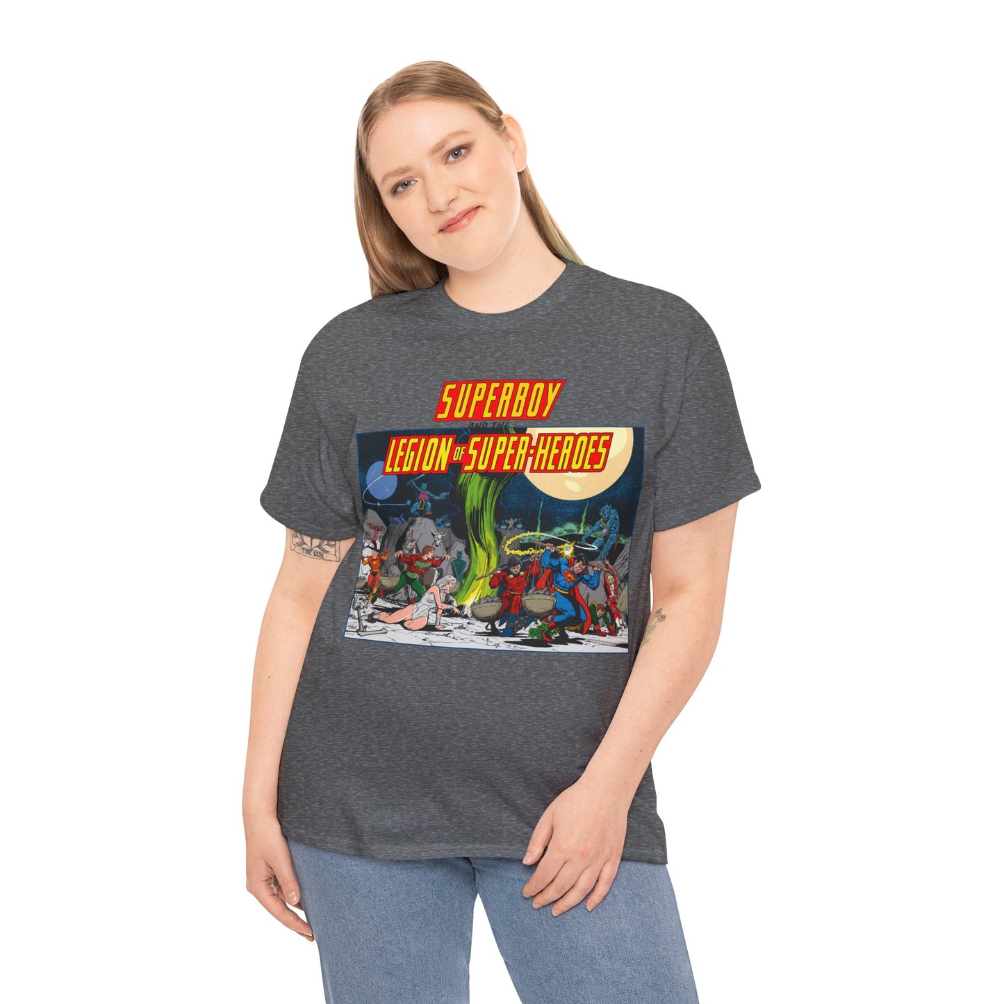 Superboy & Legion of Super-Heroes T-Shirt - Jim Starlin Art - DC Comics