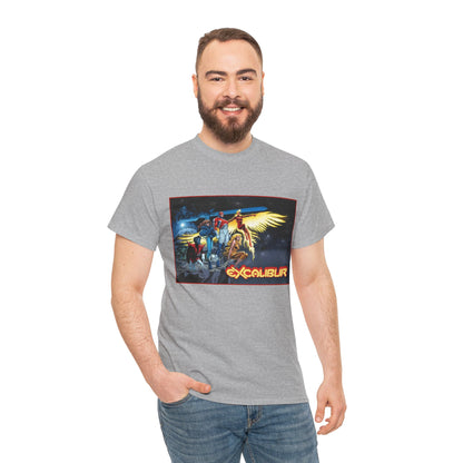 Excalibur T-Shirt - Alan David Art - Captain Britain, Nightcrawler, Shadowcat, Rachel Summers, Meggan - X-Men Series - UK Mutant Team - Marvel Comics