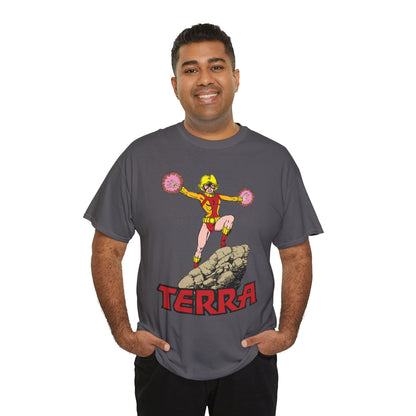 Terra T-Shirt - George Perez Art -  - New Teen Titans & Traitor - Judas Contract - Tara Markov, Sister to Geo-Force - Deathstroke Ally - DC Comics
