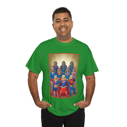 Supergirl Through the Ages T-Shirt - Nicola Scott Art - Kara from Kandor, Superman's Cousin, Linda Danvers - Survivor from Krypton - DC Comics