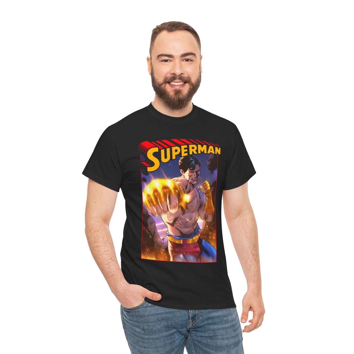 Superman T-Shirt - Lucas Meyer Art - DC K.O. Cover Art - Man of Steel - DC Comics