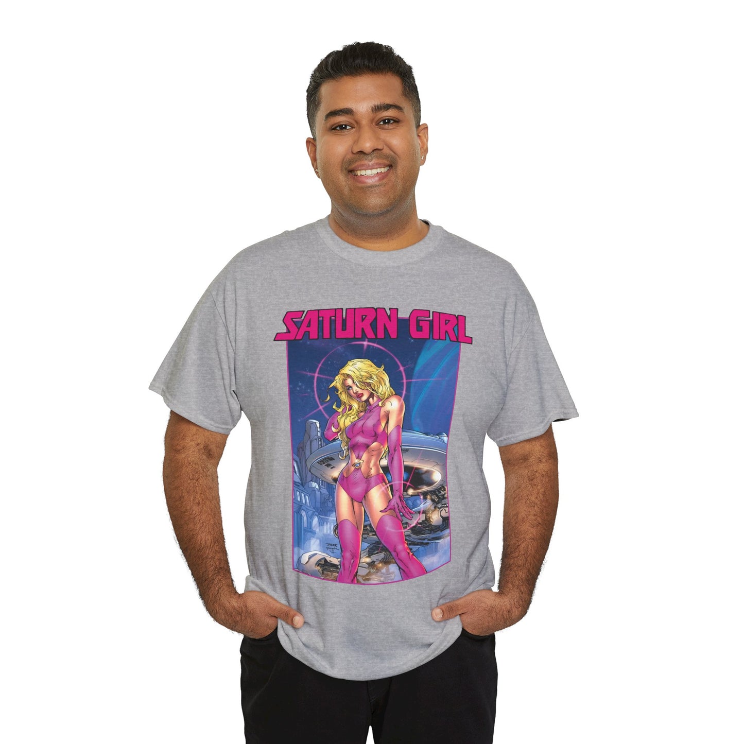 Saturn Girl T-Shirt - Jim Lee Art - Legion of Super-Heroes Founding Member - DC Comics