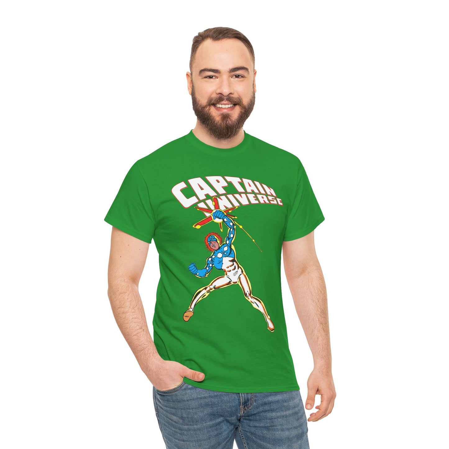 Captain Universe T-Shirt - Steve Ditko Art - Micronauts Character - Marvel Comics