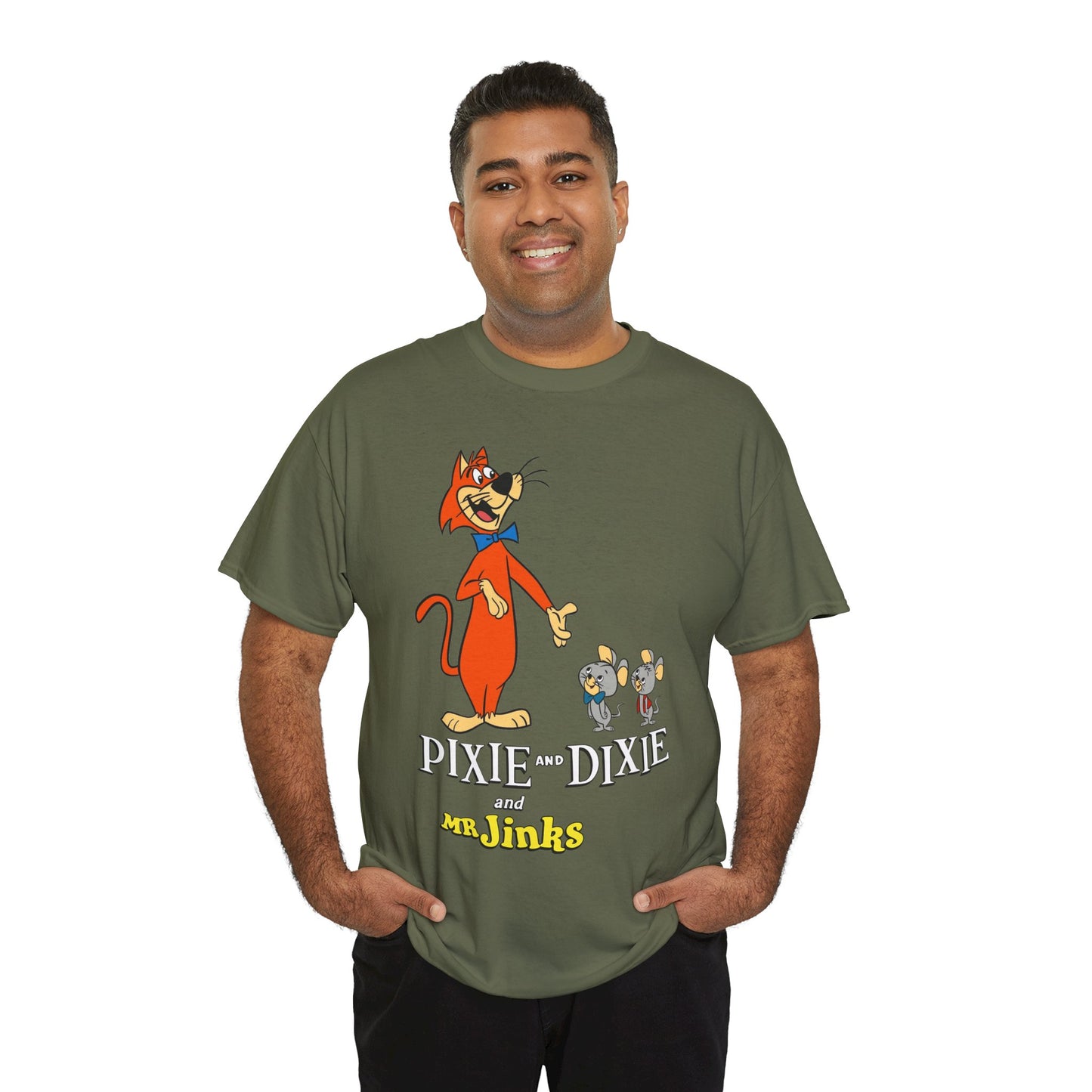 Pixie & Dixie & Mr Jinks T-Shirt - Classic Hanna-Barbera Saturday Morning Cartoon - I Hate Meeces to Pieces!