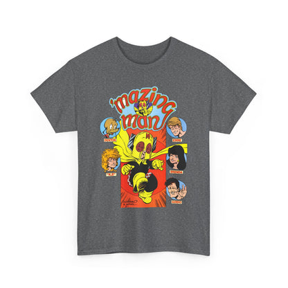 'Mazing Man T-Shirt - DeStefano & Kesel Art - Funny 1980s Comic Series - DC Comics