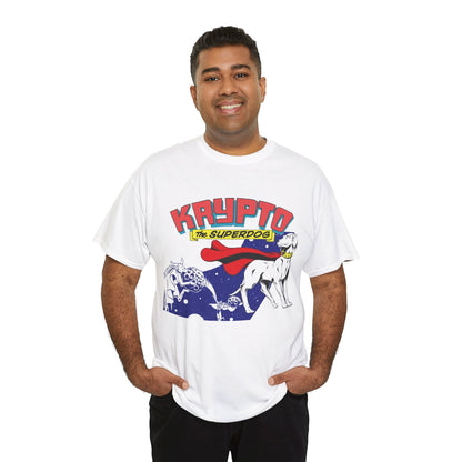Krypto T-Shirt - James Gunn Superman Movie 2025 - Superman's Beloved Pet -Super Dog from Krypton - Stays at the Fortress of Solitude - DC Comics
