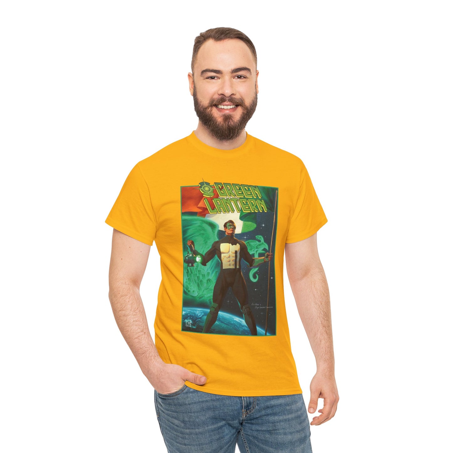 Green Lantern (Kyle Rayner) T-Shirt - Jorge Molina Art - Hispanic Heritage Month Cover - DC Comics