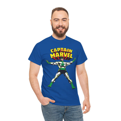 Captain Marvel T-Shirt - Gene Colan Art - #1 Cover Art, 1968 - Marvel Comics