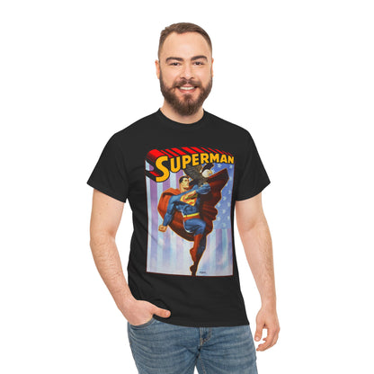 Superman With Eagle T-Shirt - Ariel Olivetti Art - DC Comics