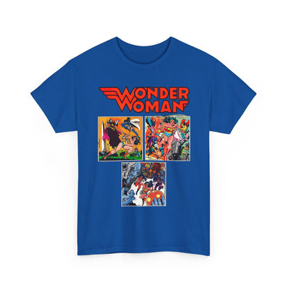 Wonder Woman T-Shirt - Ross Andru & Dick Giordano Art - Judgment in Infinity Story - Zatanna, Supergirl, Huntress, Power Girl, Raven, Wonder Girl, Starfire - DC Comics