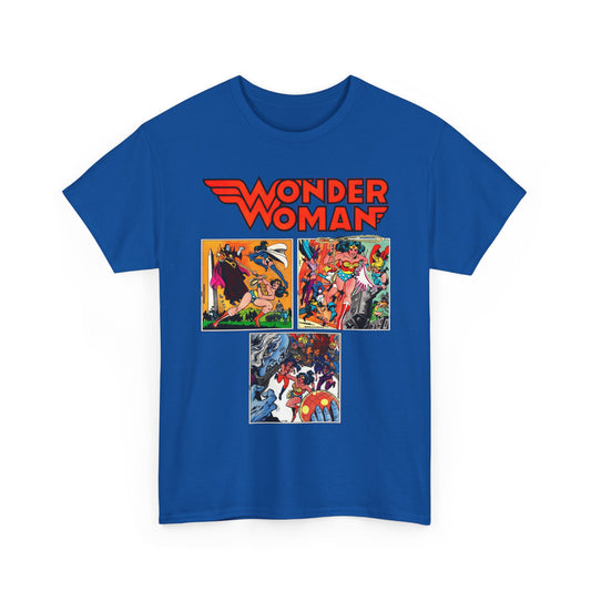 Wonder Woman T-Shirt - Ross Andru & Dick Giordano Art - Judgment in Infinity Story - Zatanna, Supergirl, Huntress, Power Girl, Raven, Wonder Girl, Starfire - DC Comics